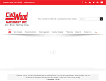 Tablet Screenshot of cwwood.com